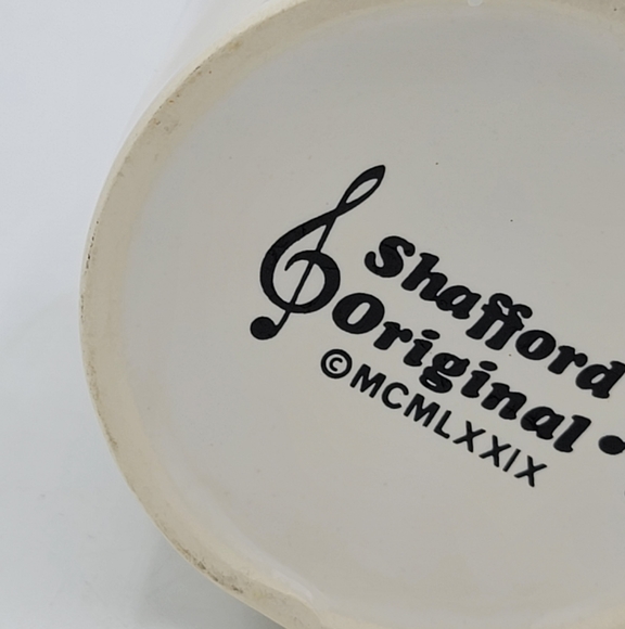 Shafford Original Sheet Music Staff Notes Musical Mug Vintage - Picture 9 of 13
